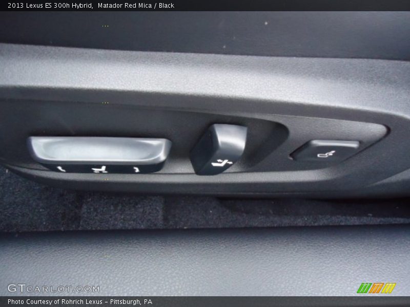 Matador Red Mica / Black 2013 Lexus ES 300h Hybrid
