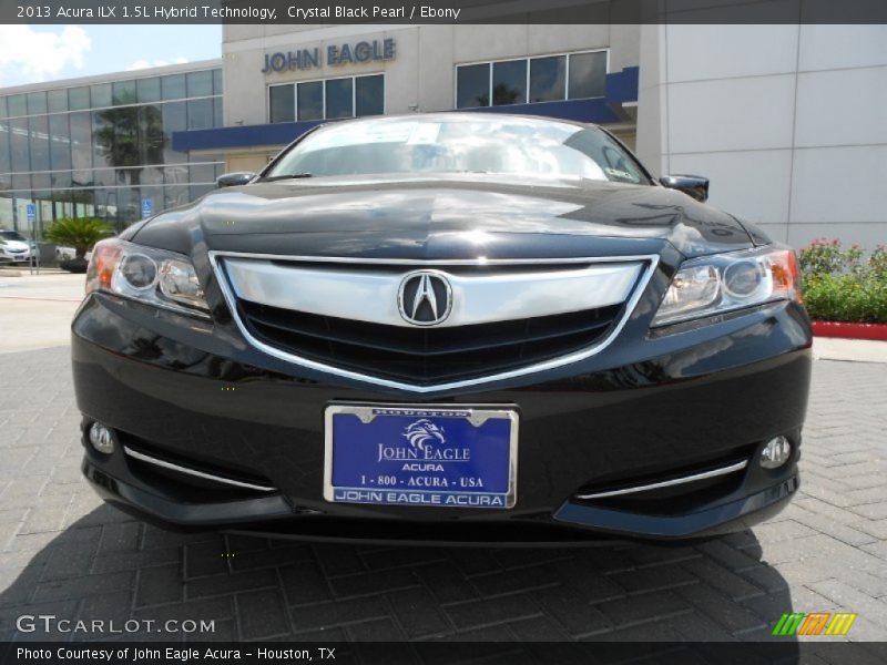 Crystal Black Pearl / Ebony 2013 Acura ILX 1.5L Hybrid Technology