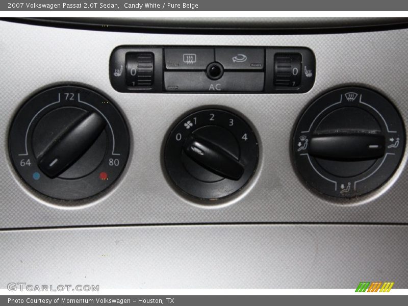 Candy White / Pure Beige 2007 Volkswagen Passat 2.0T Sedan