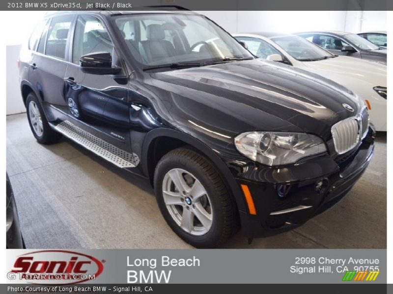 Jet Black / Black 2012 BMW X5 xDrive35d