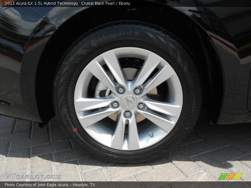 Crystal Black Pearl / Ebony 2013 Acura ILX 1.5L Hybrid Technology