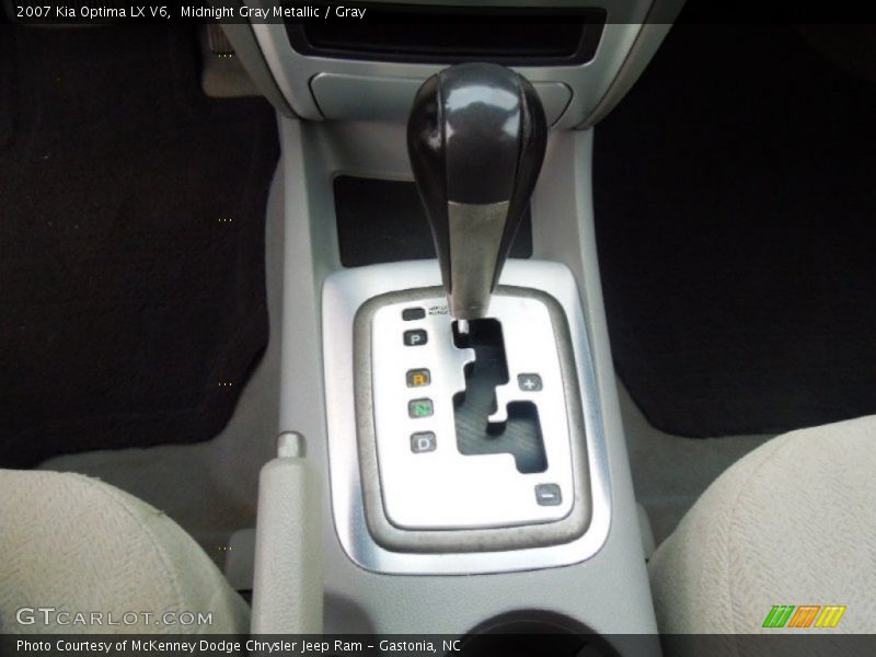 Midnight Gray Metallic / Gray 2007 Kia Optima LX V6