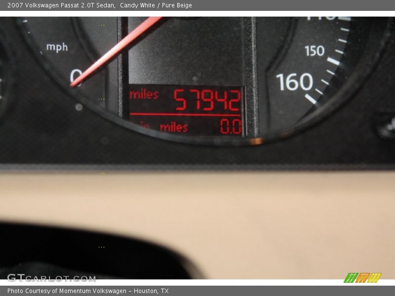 Candy White / Pure Beige 2007 Volkswagen Passat 2.0T Sedan