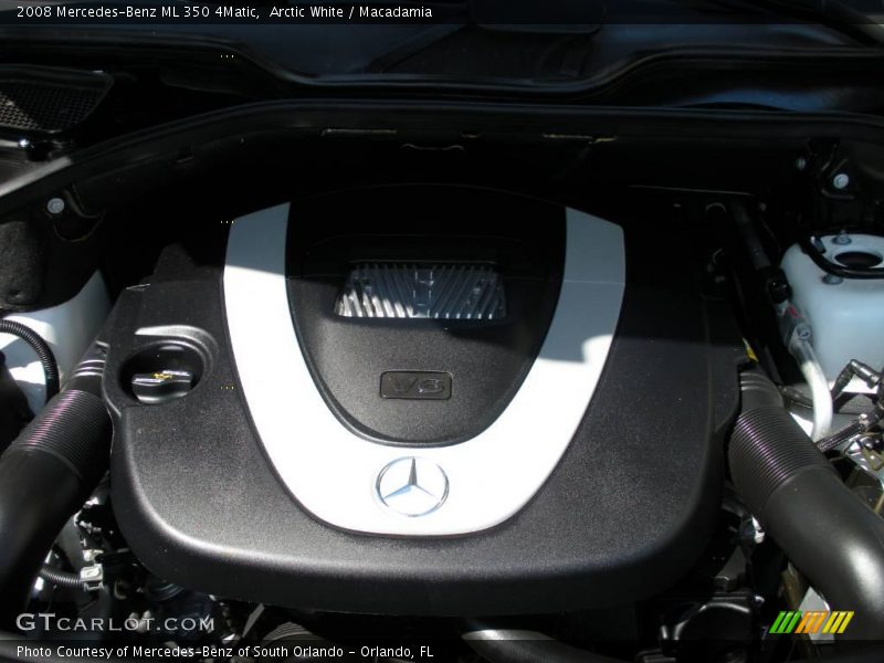 Arctic White / Macadamia 2008 Mercedes-Benz ML 350 4Matic