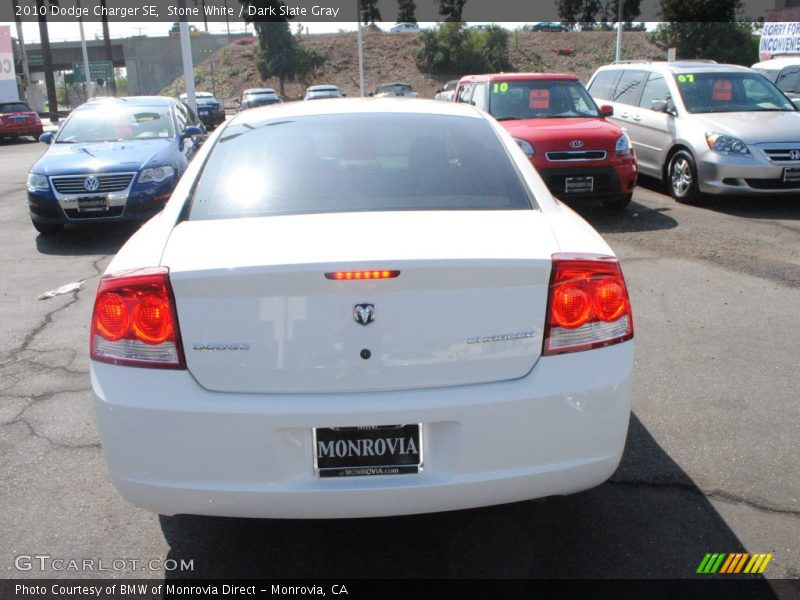Stone White / Dark Slate Gray 2010 Dodge Charger SE