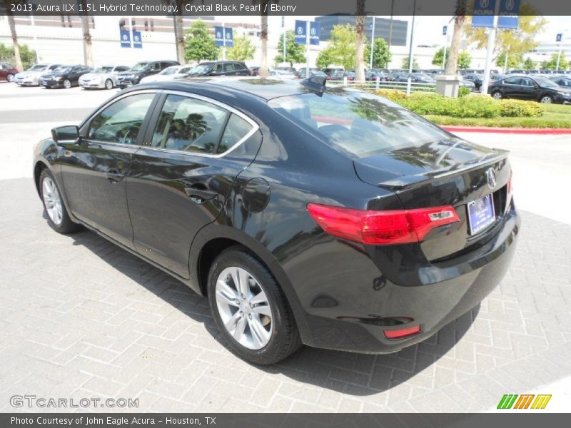 Crystal Black Pearl / Ebony 2013 Acura ILX 1.5L Hybrid Technology