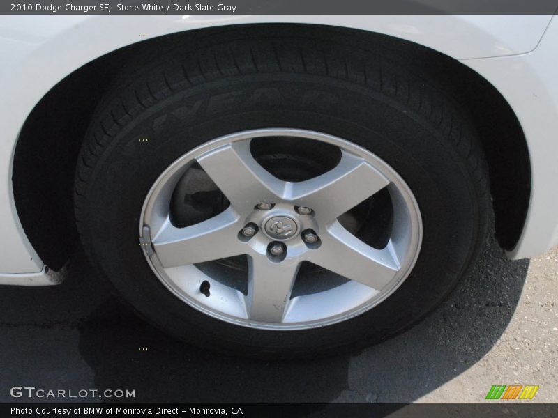 Stone White / Dark Slate Gray 2010 Dodge Charger SE