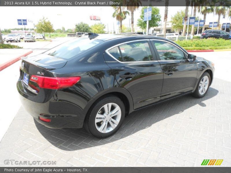 Crystal Black Pearl / Ebony 2013 Acura ILX 1.5L Hybrid Technology
