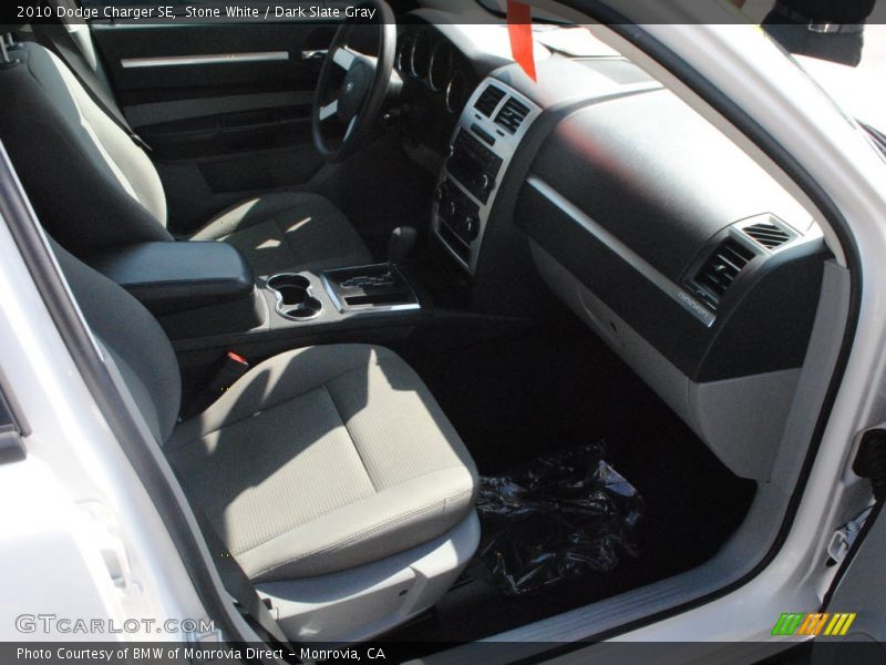 Stone White / Dark Slate Gray 2010 Dodge Charger SE