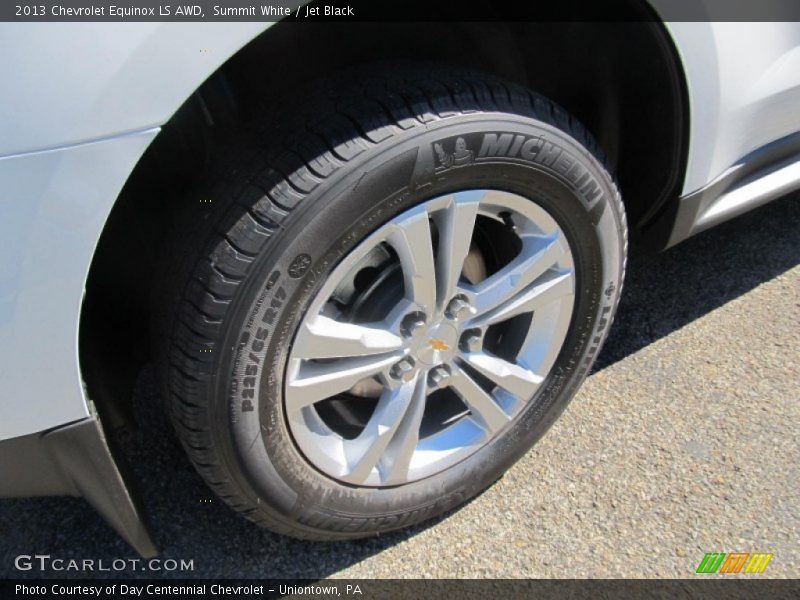 Summit White / Jet Black 2013 Chevrolet Equinox LS AWD
