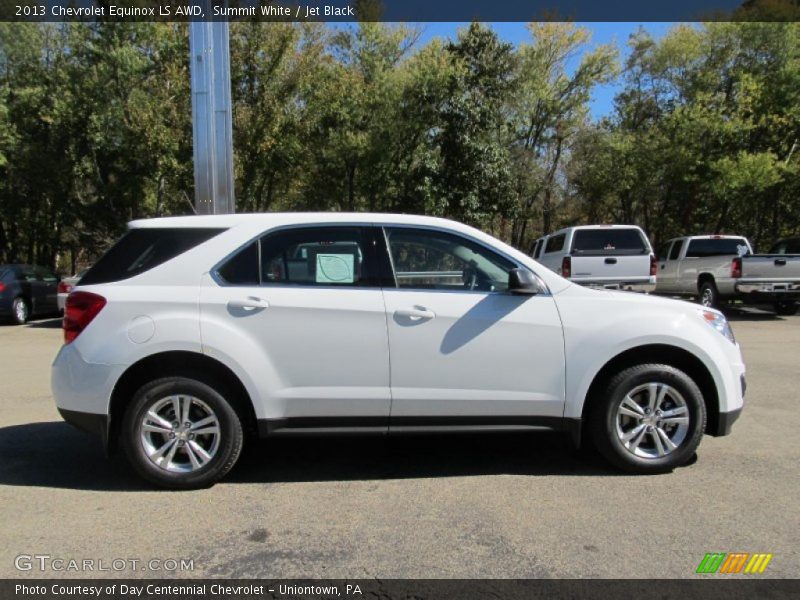 Summit White / Jet Black 2013 Chevrolet Equinox LS AWD