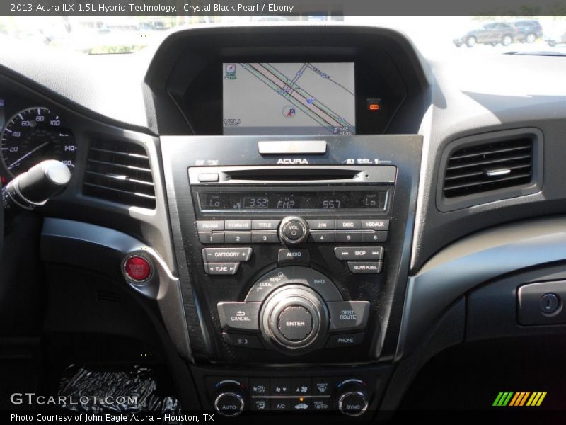 Crystal Black Pearl / Ebony 2013 Acura ILX 1.5L Hybrid Technology