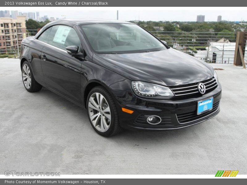 Candy White / Charcoal/Black 2013 Volkswagen Eos Lux