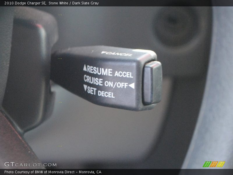 Stone White / Dark Slate Gray 2010 Dodge Charger SE