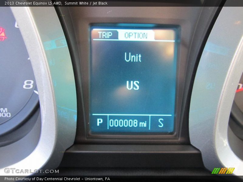 Summit White / Jet Black 2013 Chevrolet Equinox LS AWD