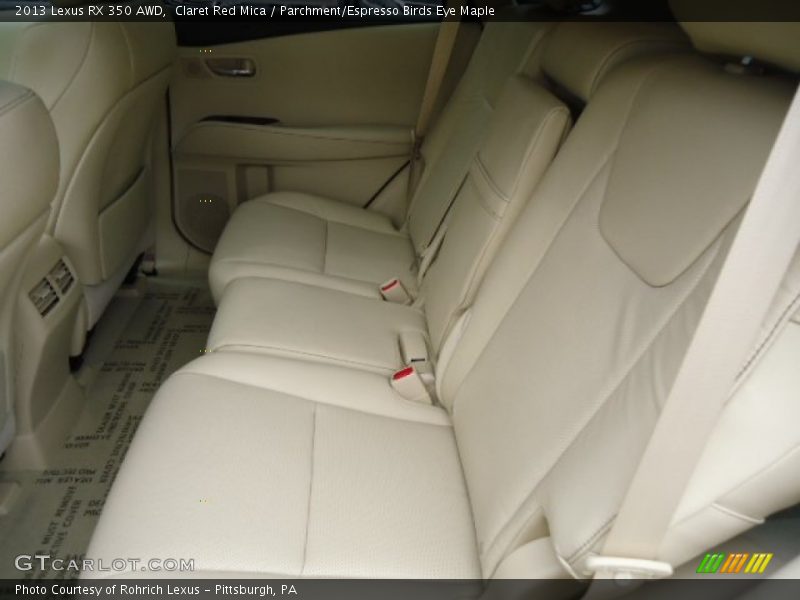 Claret Red Mica / Parchment/Espresso Birds Eye Maple 2013 Lexus RX 350 AWD