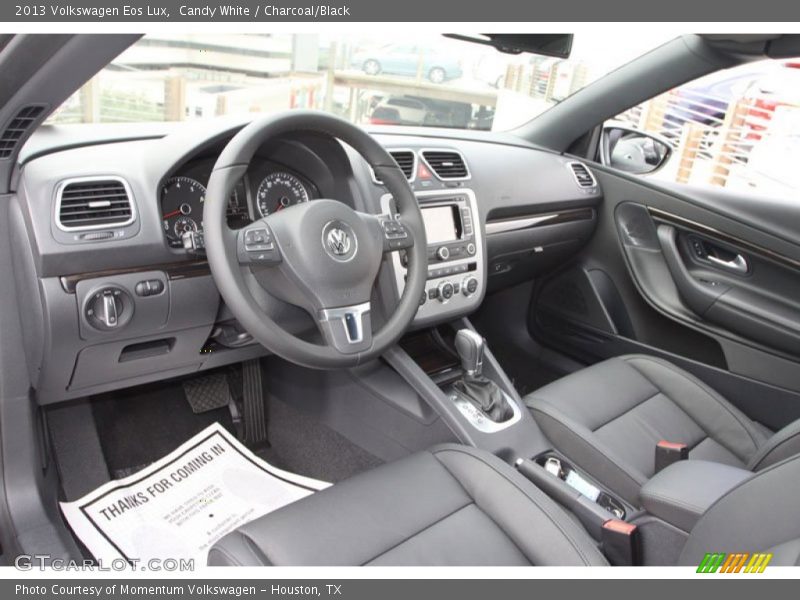 Candy White / Charcoal/Black 2013 Volkswagen Eos Lux