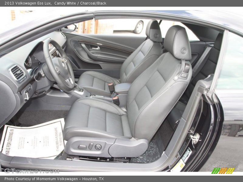 Candy White / Charcoal/Black 2013 Volkswagen Eos Lux