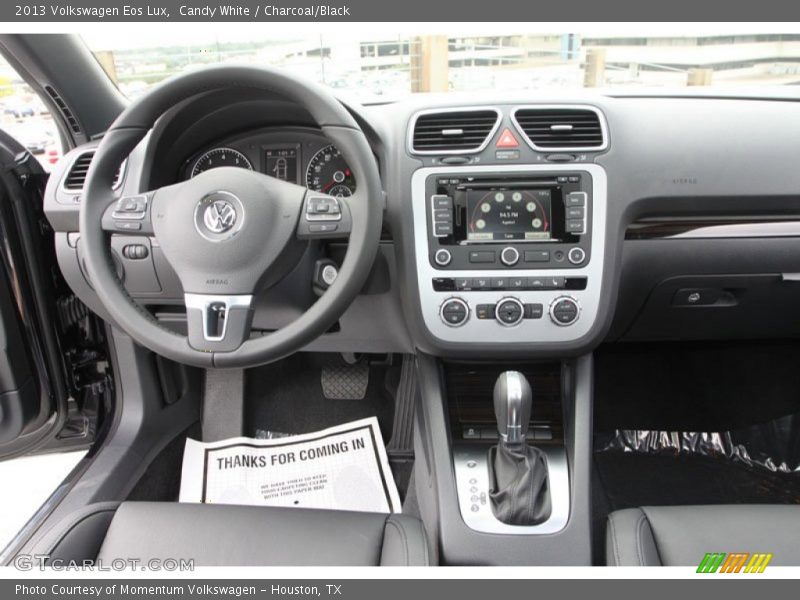 Candy White / Charcoal/Black 2013 Volkswagen Eos Lux