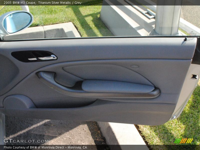 Titanium Silver Metallic / Grey 2005 BMW M3 Coupe