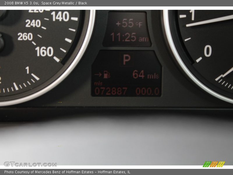 Space Grey Metallic / Black 2008 BMW X5 3.0si