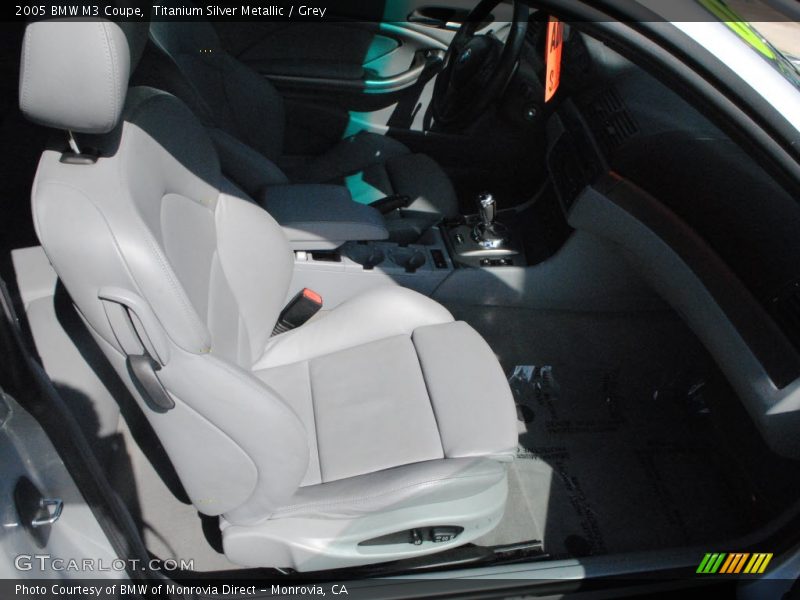 Titanium Silver Metallic / Grey 2005 BMW M3 Coupe