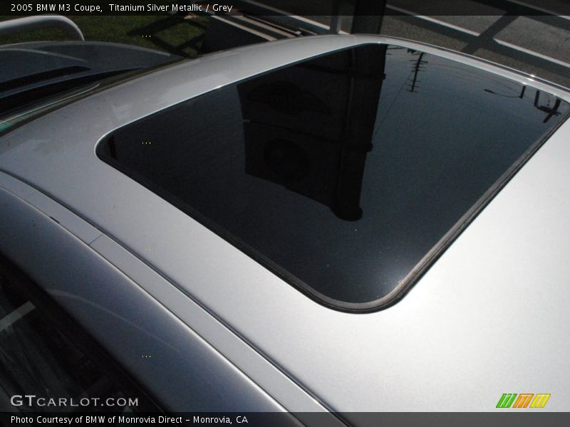Titanium Silver Metallic / Grey 2005 BMW M3 Coupe