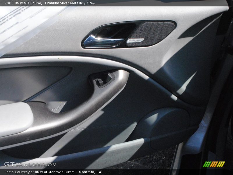 Titanium Silver Metallic / Grey 2005 BMW M3 Coupe