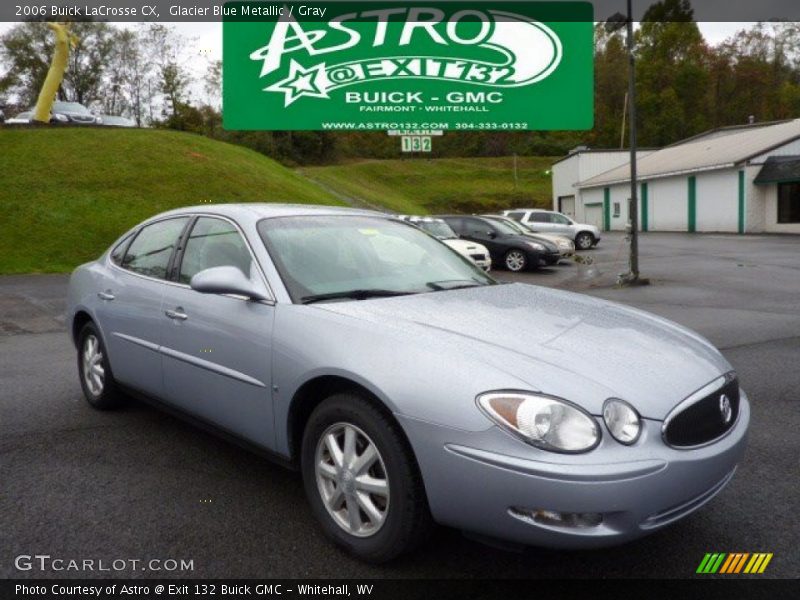 Glacier Blue Metallic / Gray 2006 Buick LaCrosse CX
