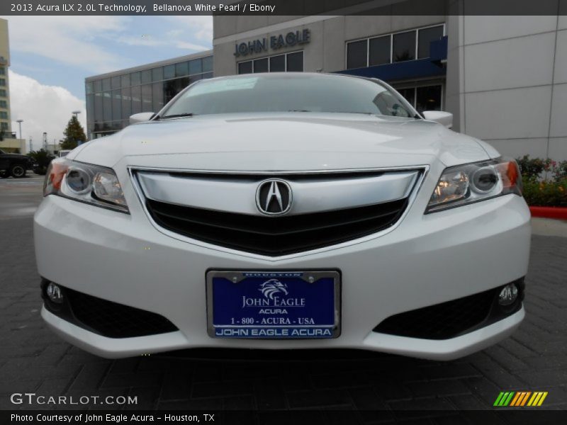 Bellanova White Pearl / Ebony 2013 Acura ILX 2.0L Technology