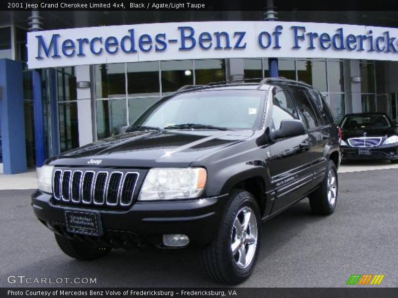 Black / Agate/Light Taupe 2001 Jeep Grand Cherokee Limited 4x4
