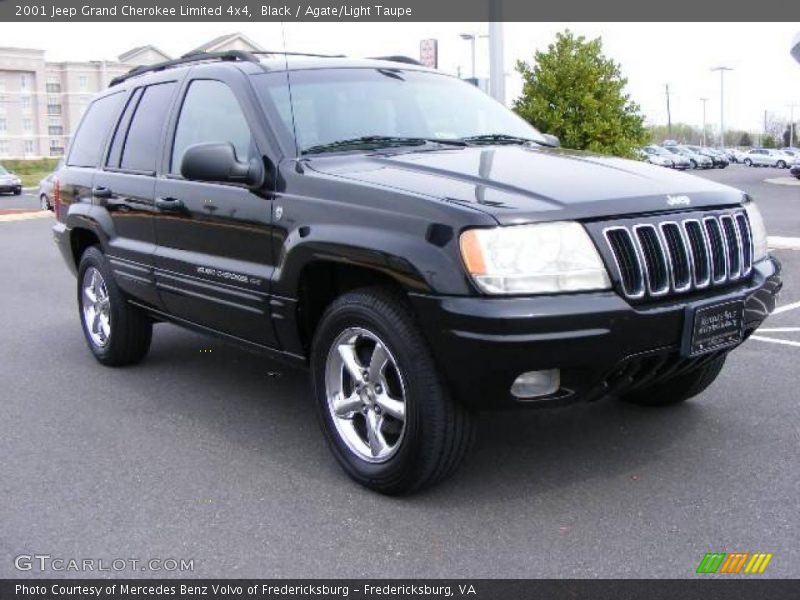 Black / Agate/Light Taupe 2001 Jeep Grand Cherokee Limited 4x4