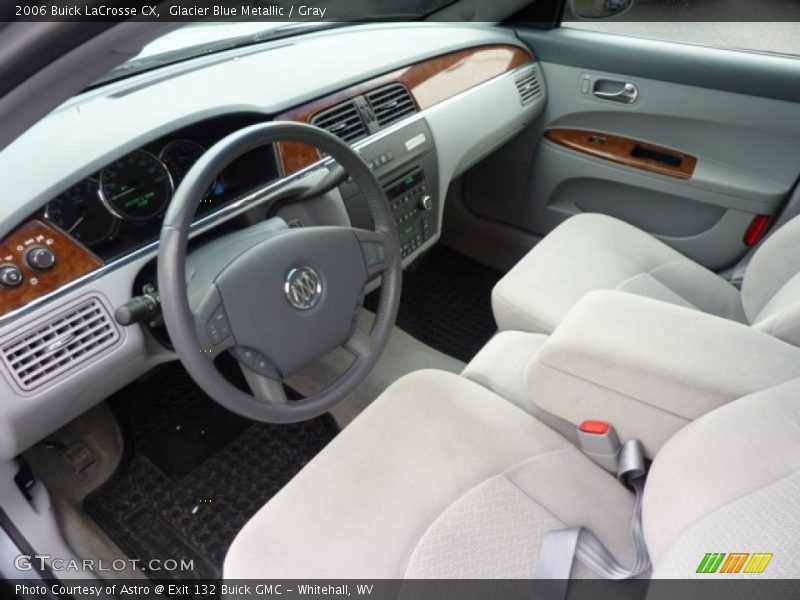 Glacier Blue Metallic / Gray 2006 Buick LaCrosse CX
