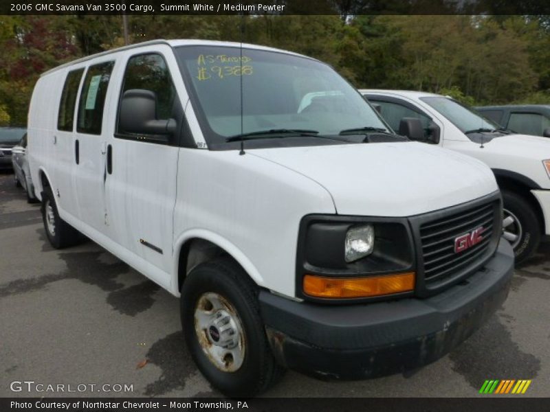 Summit White / Medium Pewter 2006 GMC Savana Van 3500 Cargo