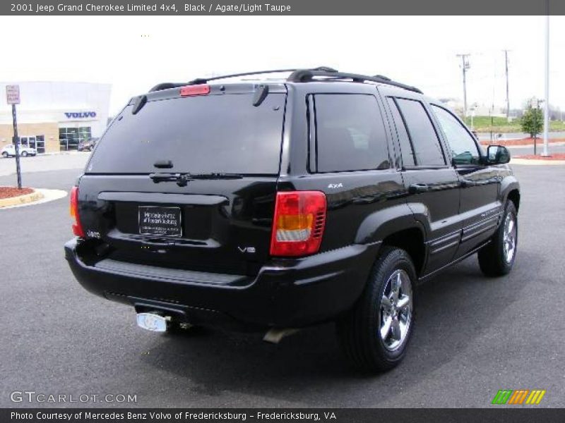 Black / Agate/Light Taupe 2001 Jeep Grand Cherokee Limited 4x4