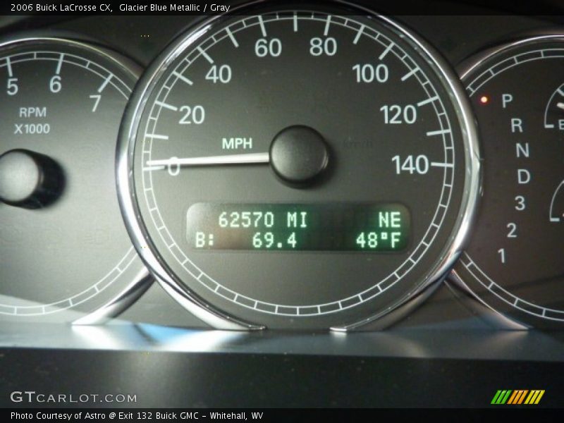 Glacier Blue Metallic / Gray 2006 Buick LaCrosse CX