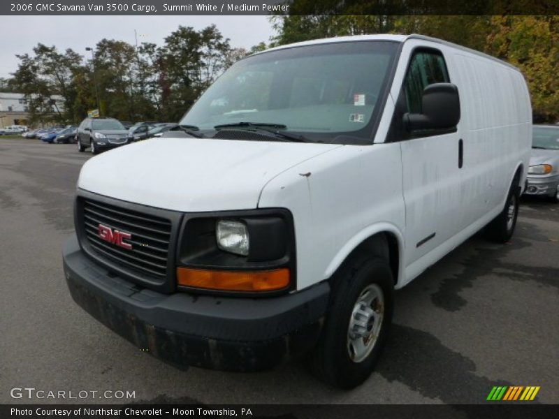 Summit White / Medium Pewter 2006 GMC Savana Van 3500 Cargo