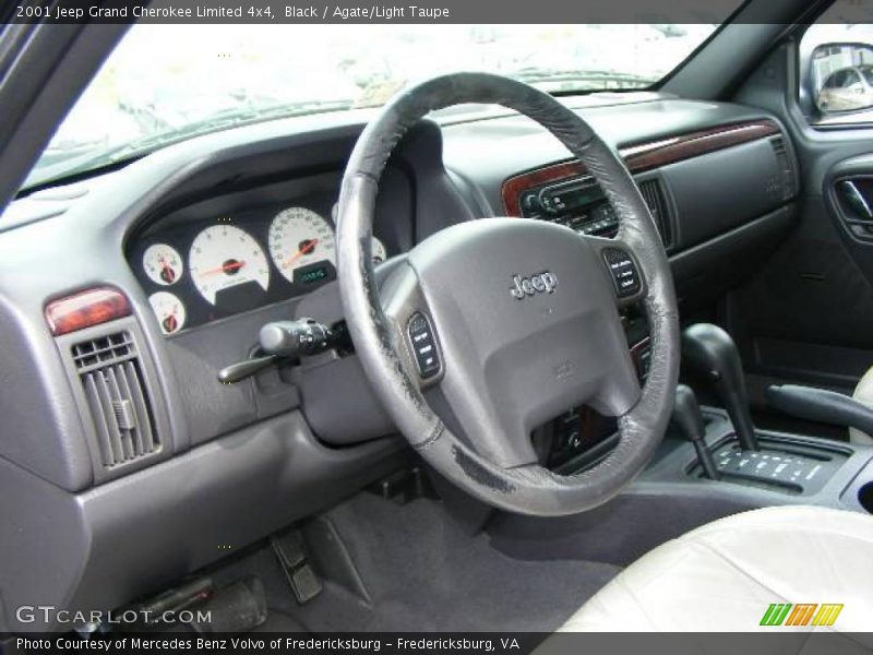 Black / Agate/Light Taupe 2001 Jeep Grand Cherokee Limited 4x4