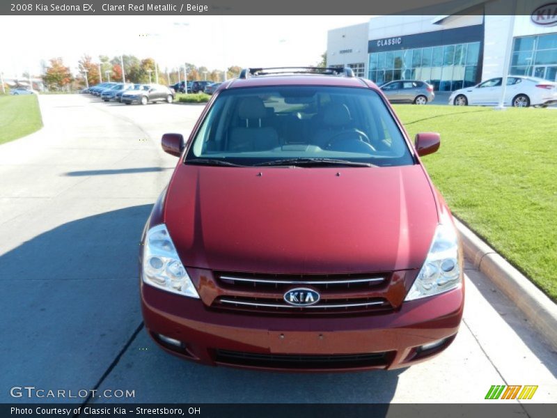 Claret Red Metallic / Beige 2008 Kia Sedona EX