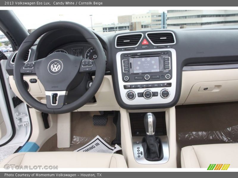 Candy White / Cornsilk Beige 2013 Volkswagen Eos Lux