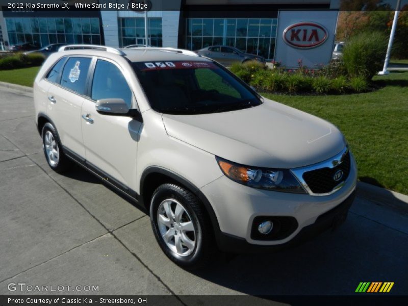 White Sand Beige / Beige 2012 Kia Sorento LX