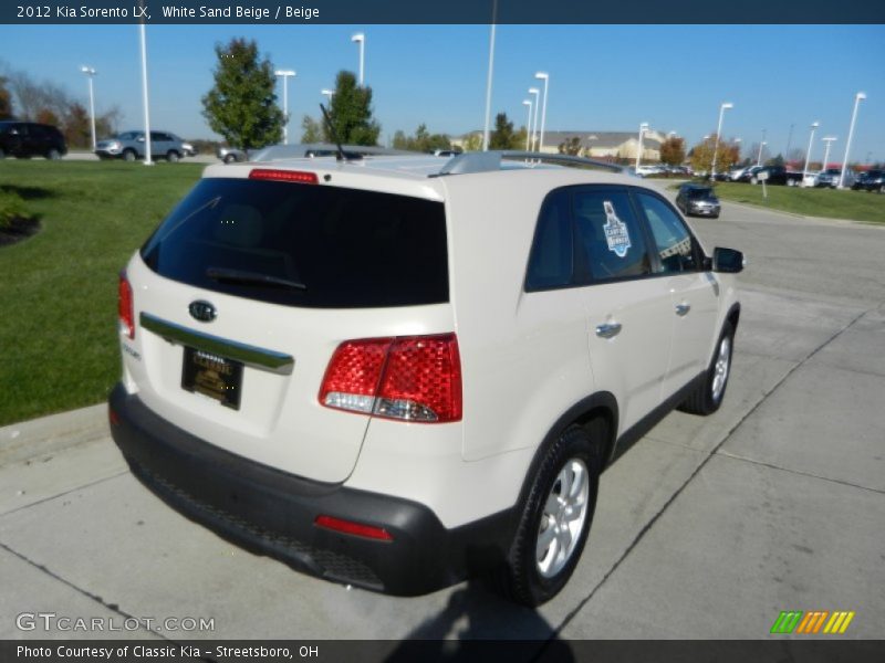 White Sand Beige / Beige 2012 Kia Sorento LX