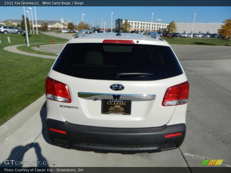 White Sand Beige / Beige 2012 Kia Sorento LX