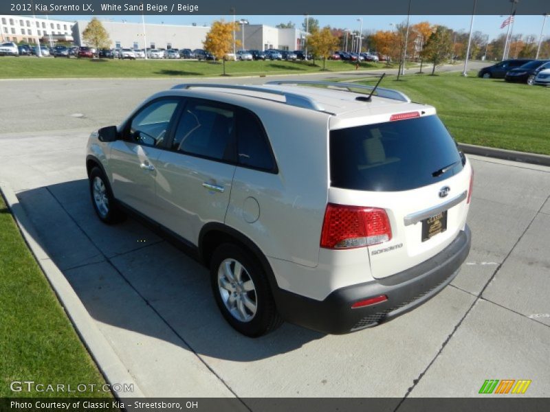 White Sand Beige / Beige 2012 Kia Sorento LX