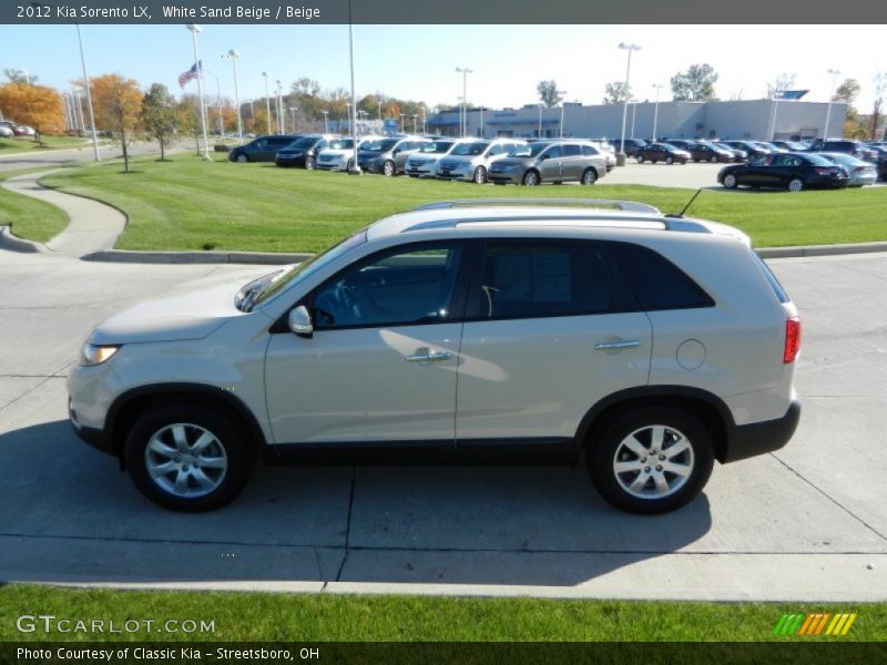 White Sand Beige / Beige 2012 Kia Sorento LX