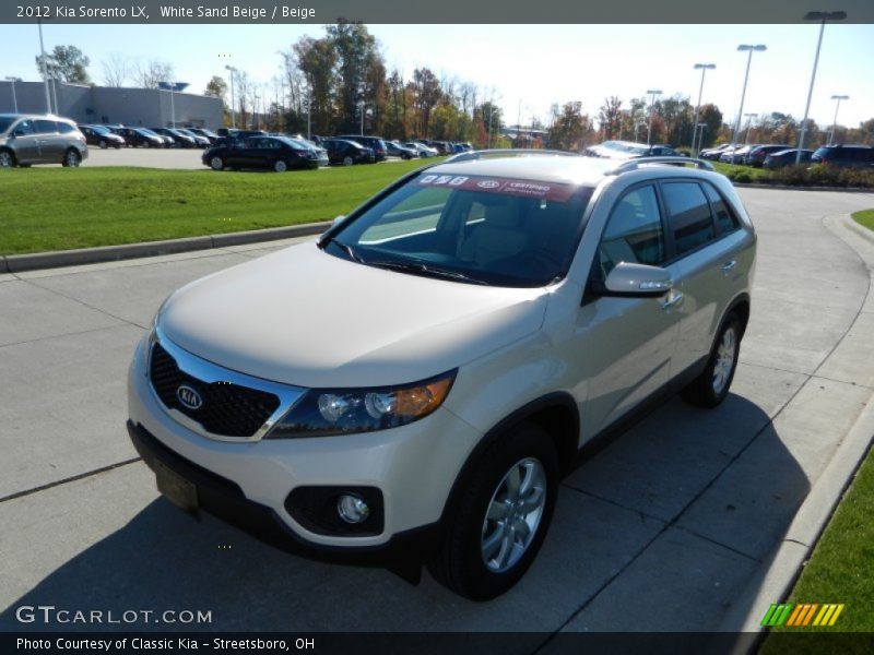 White Sand Beige / Beige 2012 Kia Sorento LX