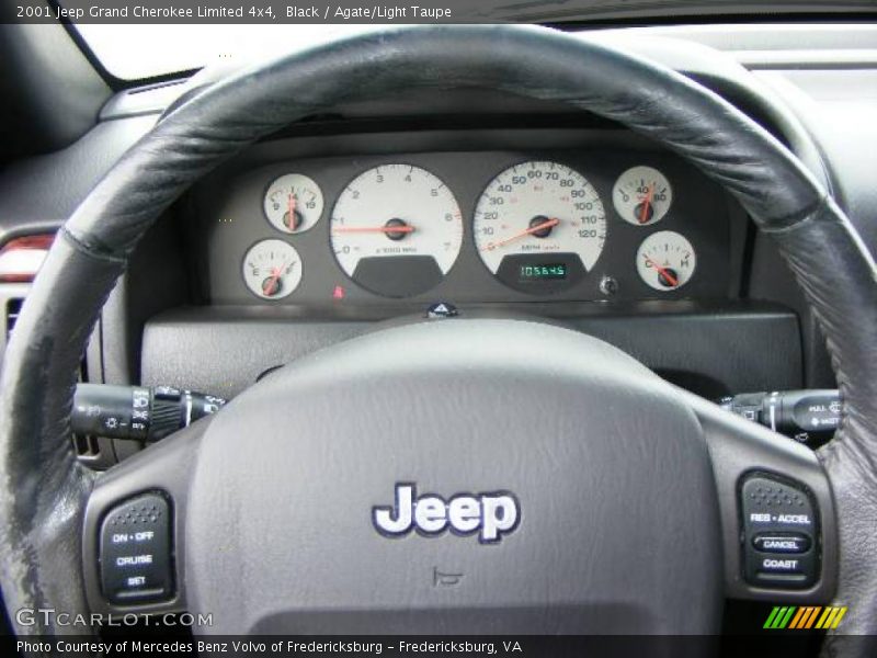 Black / Agate/Light Taupe 2001 Jeep Grand Cherokee Limited 4x4