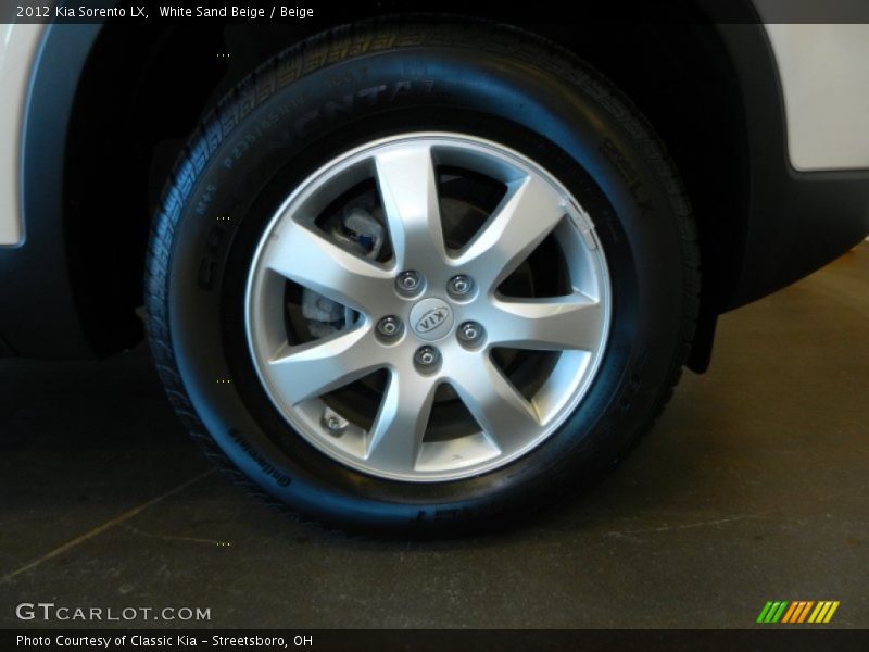 White Sand Beige / Beige 2012 Kia Sorento LX