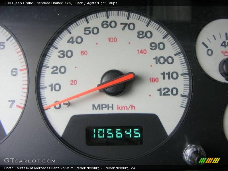 Black / Agate/Light Taupe 2001 Jeep Grand Cherokee Limited 4x4