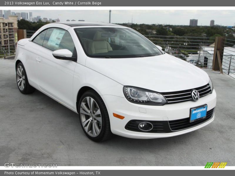 Candy White / Cornsilk Beige 2013 Volkswagen Eos Lux